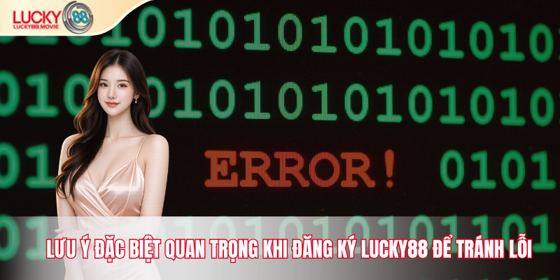 Lưu ý đặc biệt quan trọng khi đăng ký để tránh lỗi