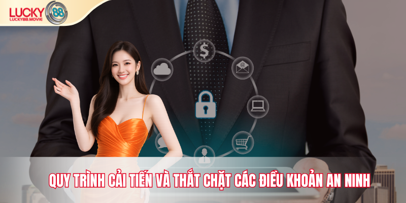 Quy trình cải tiến và thắt chặt các điều khoản an ninh
